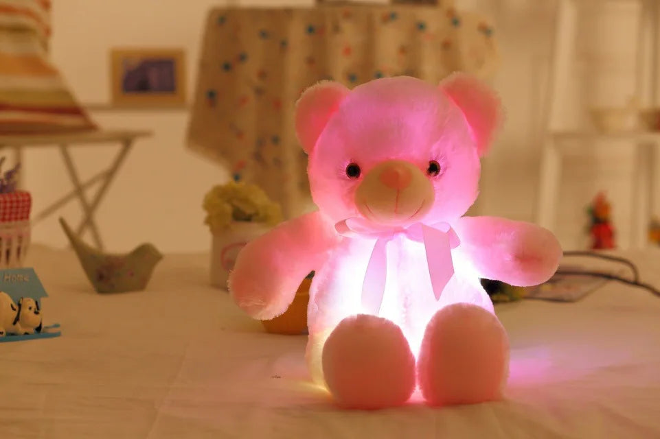 Peluche Ours lumineux de 32 à 75 cm