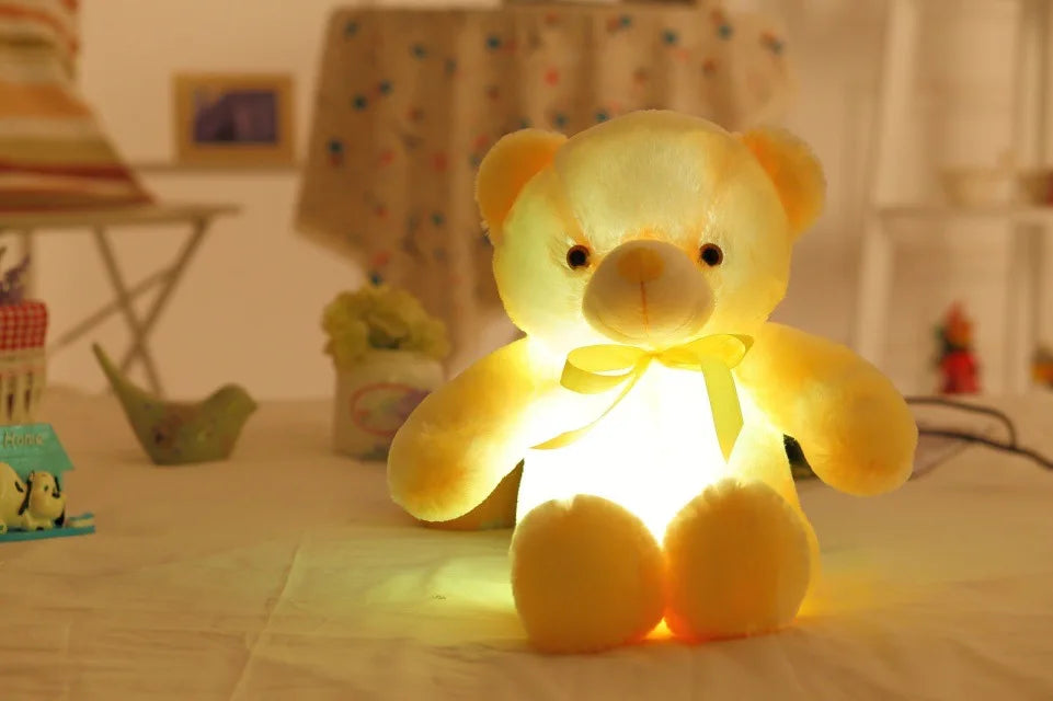 Peluche Ours lumineux de 32 à 75 cm