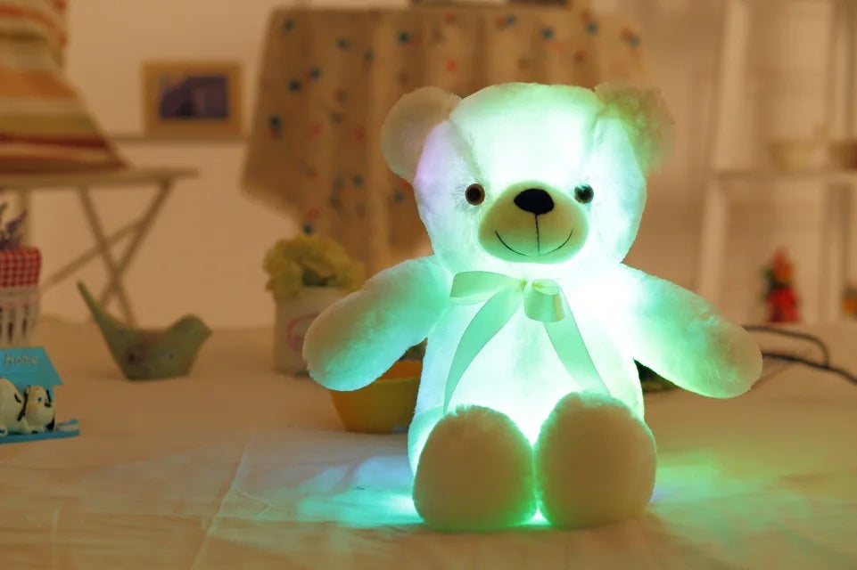 Peluche Ours lumineux de 32 à 75 cm