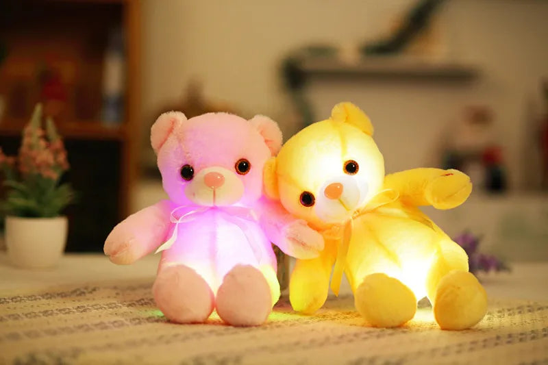 Peluche Ours lumineux de 32 à 75 cm