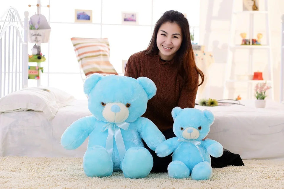 Peluche Ours lumineux de 32 à 75 cm