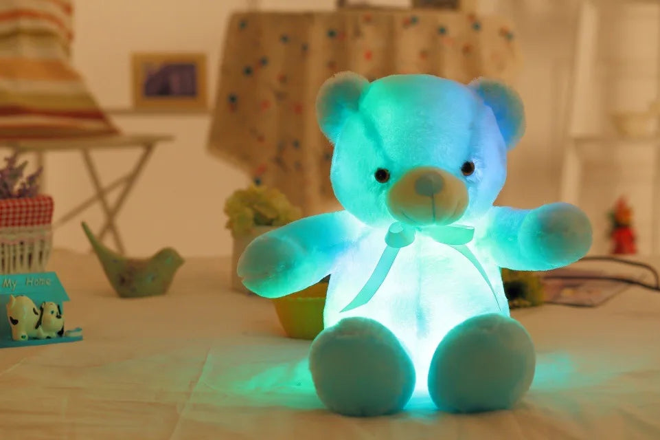 Peluche Ours lumineux de 32 à 75 cm