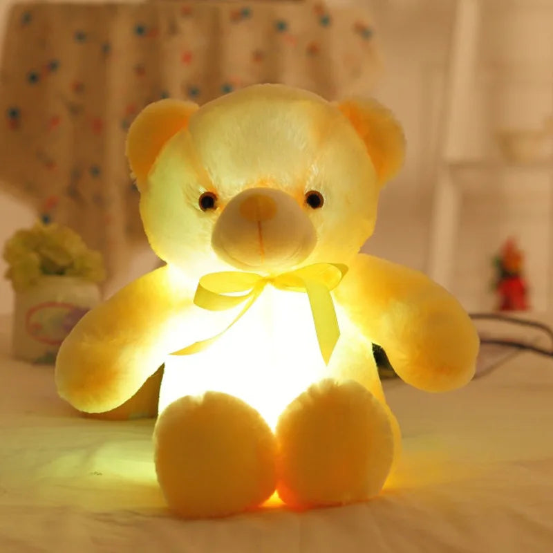 Peluche Ours lumineux de 32 à 75 cm