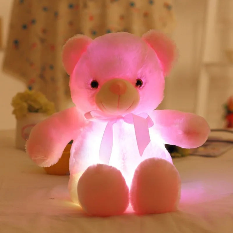 Peluche Ours lumineux de 32 à 75 cm