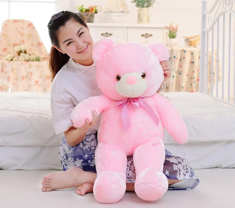 Peluche Ours lumineux de 32 à 75 cm