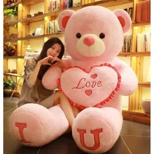 Peluche Teddy love 80cm et 100cm